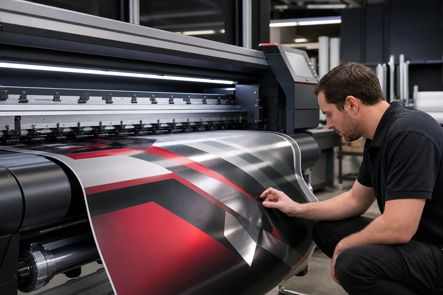 Impresión profesional de vinilo digital de gran formato